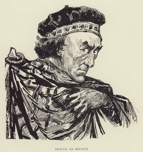 Irving som Becket av Harry Furniss