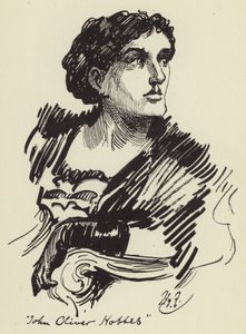 John Oliver Hobbes av Harry Furniss
