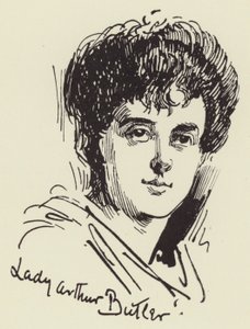 Lady Arthur Butler av Harry Furniss