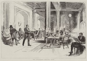 Livet i parlamentet, fremmede i huset av Harry Furniss