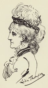 Lydia Thompson av Harry Furniss
