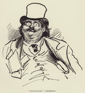 Thompson med måneansikt av Harry Furniss