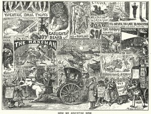 Punch tegneserie: How We Advertise Now (gravering)