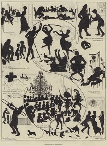 Shakespeare i silhuett av Harry Furniss
