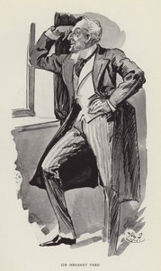 Sir Herbert Tree av Harry Furniss