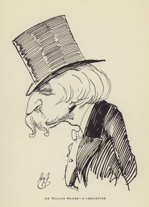 Sir William Fraser, en karikatur av Harry Furniss