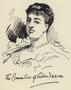 Grevinnen av Aberdeen av Harry Furniss