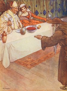 Et lag av St. Nikolaus (fargelitografi) av Harry George Theaker