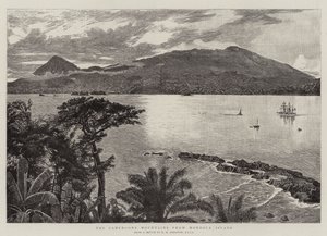 Kamerunfjellene fra Mondole Island