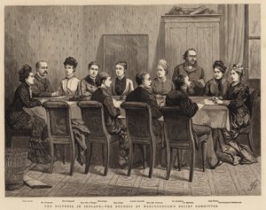 Nøden i Irland, hertuginnen av Marlboroughs hjelpekomité av Harry Hamilton Johnston