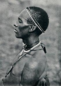 En Hima fra Mpororo, Ekvatorial-Afrika, vest for Victoria Nyanza, 1912 av Harry Johnston