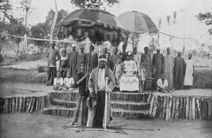 John Boko Cobham, en konge av Old Calabar Sør-Nigeria, 1912 av Harry Johnston