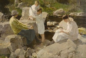 Holidays, ca. 1920 (olje på lerret)