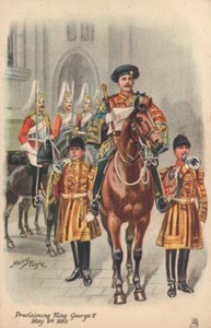 Å proklamere kong George V av Harry and Arthur Charles Payne