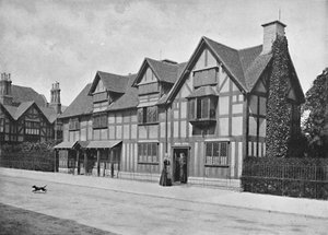 Shakespeares hus, Stratford-On-Avon, c1896
