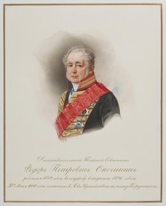 Portrett av Fjodor Petrovitsj Opochinin 1779-1852, s. 1850