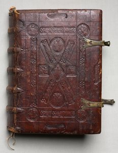 Evangeliebok med evangelistportretter, ca. 1480. av Hausbuch Master