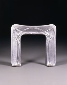 En peis, ca. 1904 (støpejern) av Hector Guimard