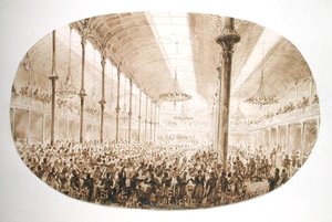 En bankett, ca. 1865 av Hector Horeau