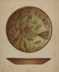 Pa. Tysk Plate av Hedwig Emanuel