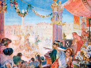 Circus of Nero eller Circus of Caligula, Roma, 1901. av Heilbronn