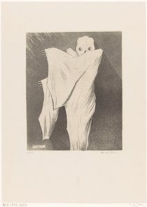 De Dood (original tittel på objekt) Masker (original serietittel på objekt) av Hein von Essen (signed by artist)