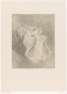 De sentimenteele joffer (original tittel på objekt) Masker (original serietittel på objekt) av Hein von Essen (signed by artist)