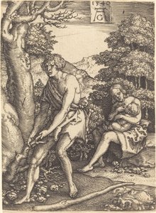 Adam og Eva på jobb, 1540.