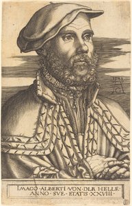 Albert van der Helle av Heinrich Aldegrever