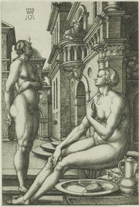 Batseba ved badet av Heinrich Aldegrever