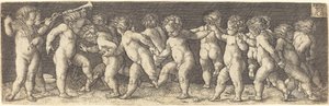 Dansende barn, 1535. av Heinrich Aldegrever