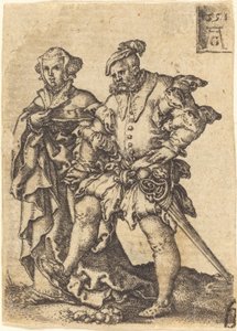 Dansende par av Heinrich Aldegrever