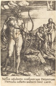 Hercules dreper Nessus av Heinrich Aldegrever