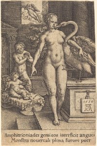 Hercules som barn av Heinrich Aldegrever