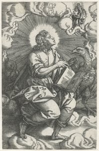 Johannes Fire evangelister (serietittel) av Heinrich Aldegrever