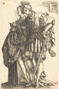 Store bryllupsdansere, 1538. av Heinrich Aldegrever