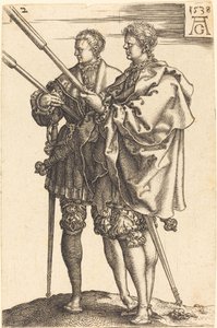 Store bryllupsdansere, 1538. av Heinrich Aldegrever