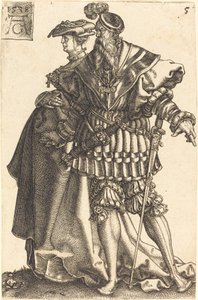 Store bryllupsdansere, 1538. av Heinrich Aldegrever