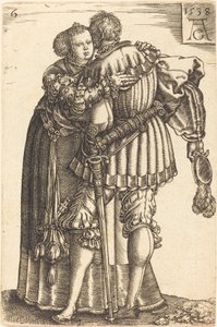 Store bryllupsdansere, 1538. av Heinrich Aldegrever