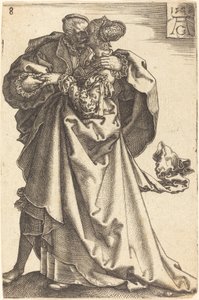 Store bryllupsdansere, 1538. av Heinrich Aldegrever