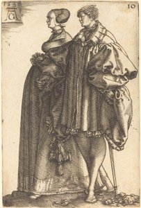 Store bryllupsdansere, 1538. av Heinrich Aldegrever