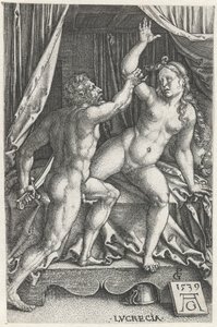 Lucretia og Sextus Tarquinius Lucrecia (tittel på objekt)