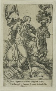 Lyst, fra lastene av Heinrich Aldegrever