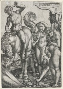 Marcus Curtius av Heinrich Aldegrever