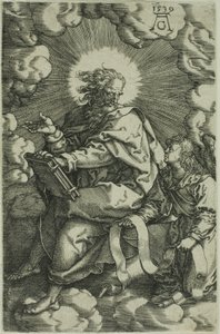 Matthew, fra De fire evangelistene av Heinrich Aldegrever