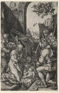 Hyrdenes tilbedelse av Heinrich Aldegrever