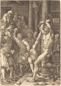 De to eldste steinet av folket av Heinrich Aldegrever