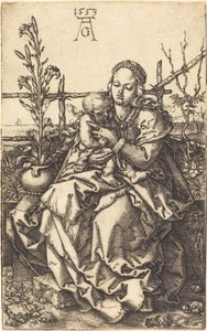 Jomfruen sitter av Heinrich Aldegrever