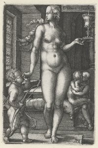Venus (tittel på objekt) The Seven Planets (serietittel) av Heinrich Aldegrever