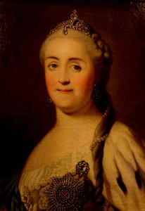 Portrett av keiserinne Katarina II 1729-1796, 1770-årene av Heinrich Buchholz
